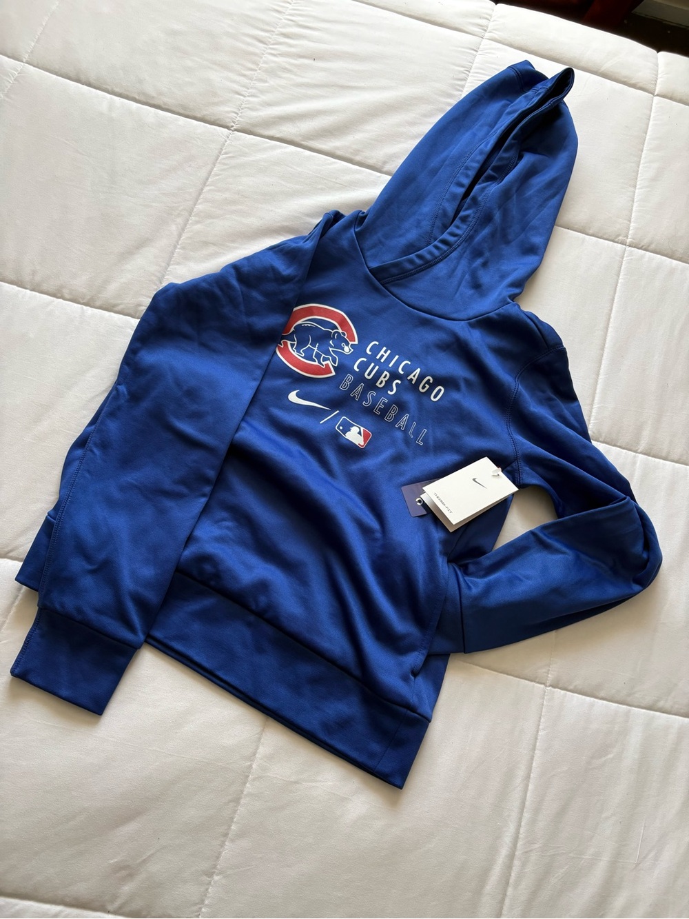 Nike Blue Chicago Cubs Baseball Pullover Hoodie